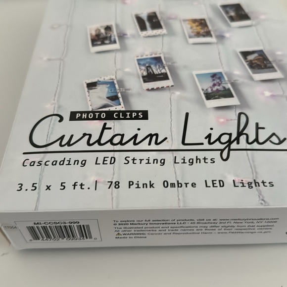 Curtain Lights, Cascading LED String Lights - Picture 4 of 5